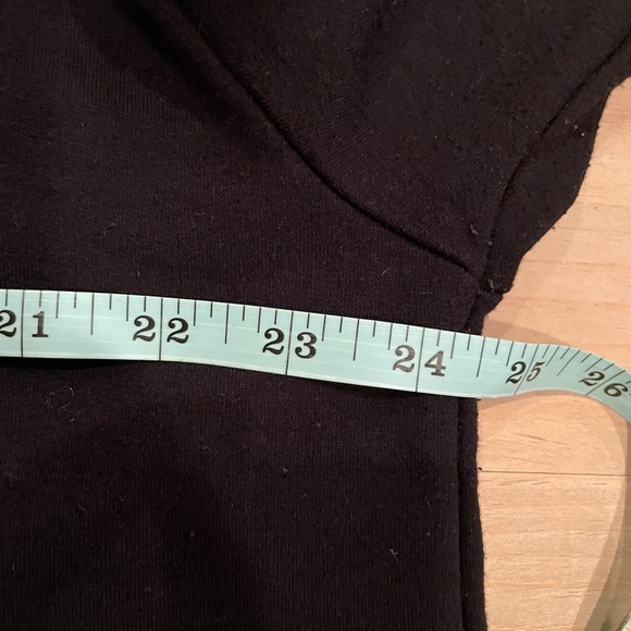 C&C California Women’s Black Red heart sweatshirt valentines day casual size L - Picture 7 of 8